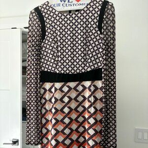 Karen Millen Mixed Pattern Dress